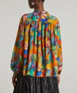 Future Liberty Boho Silk Shirt -Farm Rio || Liberty || Paloma Wool Shop 000783587 R516544006 4