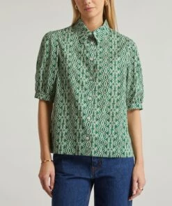 Liberty Endless Tana Lawn™ Puff Sleeve Shirt -Farm Rio || Liberty || Paloma Wool Shop 000783589 R516555006 3