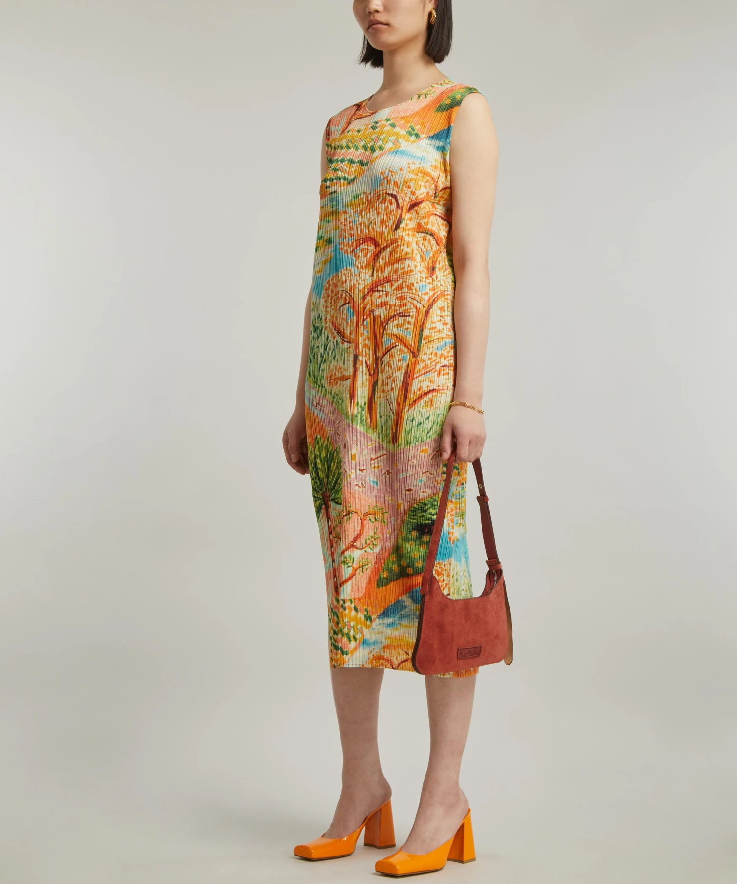 PROMENADE Pleated Midi-Dress 2 PROMENADE Pleated Midi-Dress - Image 2