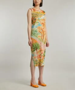 PROMENADE Pleated Midi-Dress 7 PROMENADE Pleated Midi-Dress -Farm Rio || Liberty || Paloma Wool Shop 000784308 R517741006 3