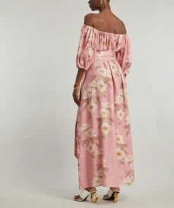 Zaza Big Peonies Pink Maxi-Dress -Farm Rio || Liberty || Paloma Wool Shop 000784848 R519313006 4