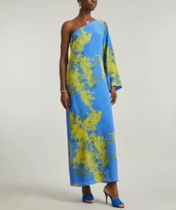 Lola Blue Mimosa Maxi-Dress -Farm Rio || Liberty || Paloma Wool Shop 000784856 R519362006 3