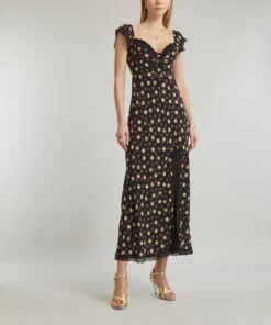RIXO Amala Black Sun Petal Dress -Farm Rio || Liberty || Paloma Wool Shop 000784910 R519468006 3