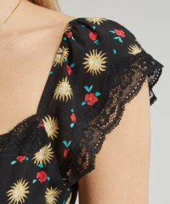 RIXO Amala Black Sun Petal Dress -Farm Rio || Liberty || Paloma Wool Shop 000784910 R519468006 5