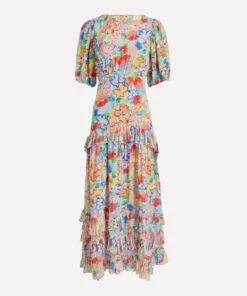 RIXO Shireen Goan Floral Dress