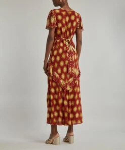 RIXO Evie Sunshine Ochre Dress 8 RIXO Evie Sunshine Ochre Dress -Farm Rio || Liberty || Paloma Wool Shop 000784916 R519511006 4