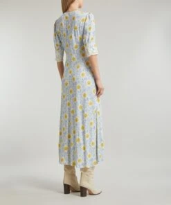 RIXO Simone Wavey Sun Ivory Dress -Farm Rio || Liberty || Paloma Wool Shop 000784918 R519525006 4