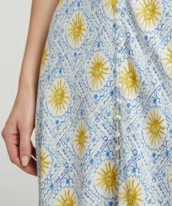 RIXO Simone Wavey Sun Ivory Dress -Farm Rio || Liberty || Paloma Wool Shop 000784918 R519525006 5