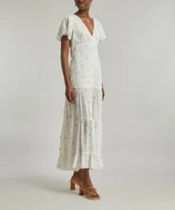 RIXO Delicia Ivory Daisy Dress -Farm Rio || Liberty || Paloma Wool Shop 000784920 R519539006 3