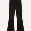 FRAME The Jetset Sheen Noir Flare Jeans