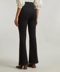FRAME The Jetset Sheen Noir Flare Jeans -Farm Rio || Liberty || Paloma Wool Shop 000785058 R519745006 4