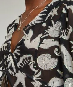 RIXO Neelu Tie-Front Blouse -Farm Rio || Liberty || Paloma Wool Shop 000785345 R520160006 5