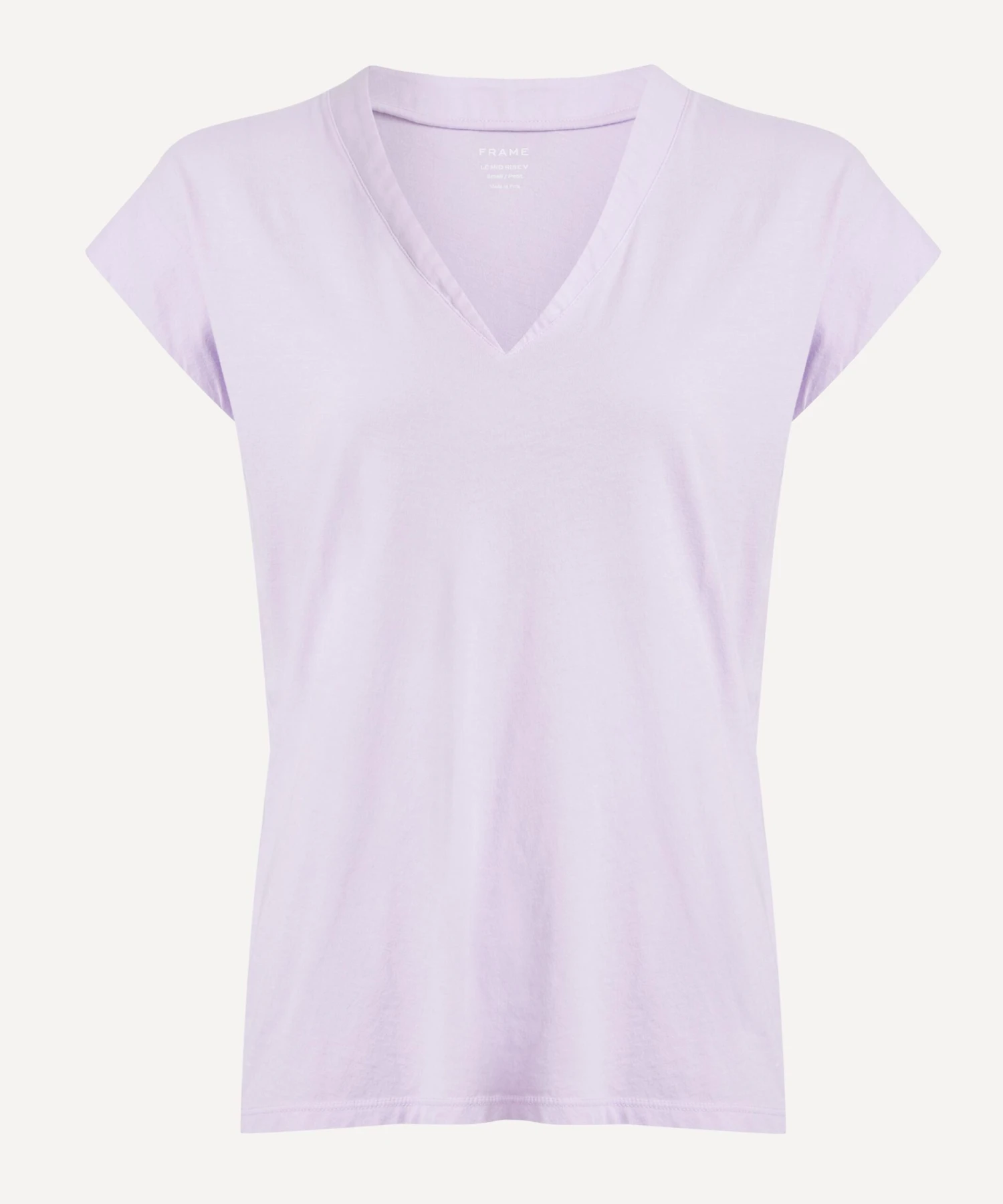 FRAME Le Mid Rise V-Neck Top 1 FRAME Le Mid Rise V-Neck Top