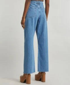 FRAME Le High-N-Tight Raw After Wide Leg Jeans -Farm Rio || Liberty || Paloma Wool Shop 000785468 R520379006 4