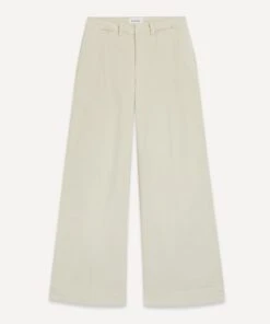 FRAME Wide-Leg Tomboy Trousers