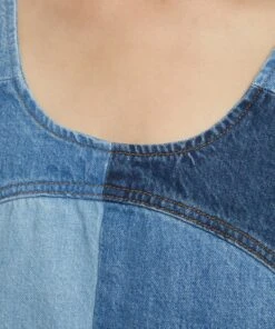 FRAME Patchwork Micro Flare Denim Mini-Dress 9 FRAME Patchwork Micro Flare Denim Mini-Dress -Farm Rio || Liberty || Paloma Wool Shop 000785472 R520407006 5