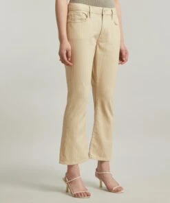 FRAME Le Crop Sand Multi-Stripe Mini Boot Jeans -Farm Rio || Liberty || Paloma Wool Shop 000785473 R520412006 3