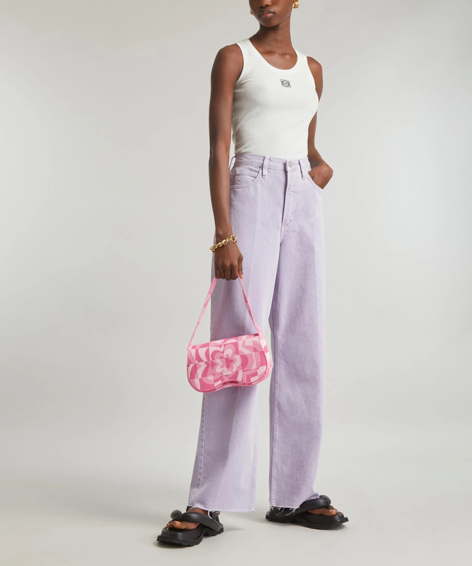 FRAME Le High’N’Tight Wide-Leg Jeans 2 FRAME Le High’N’Tight Wide-Leg Jeans - Image 2