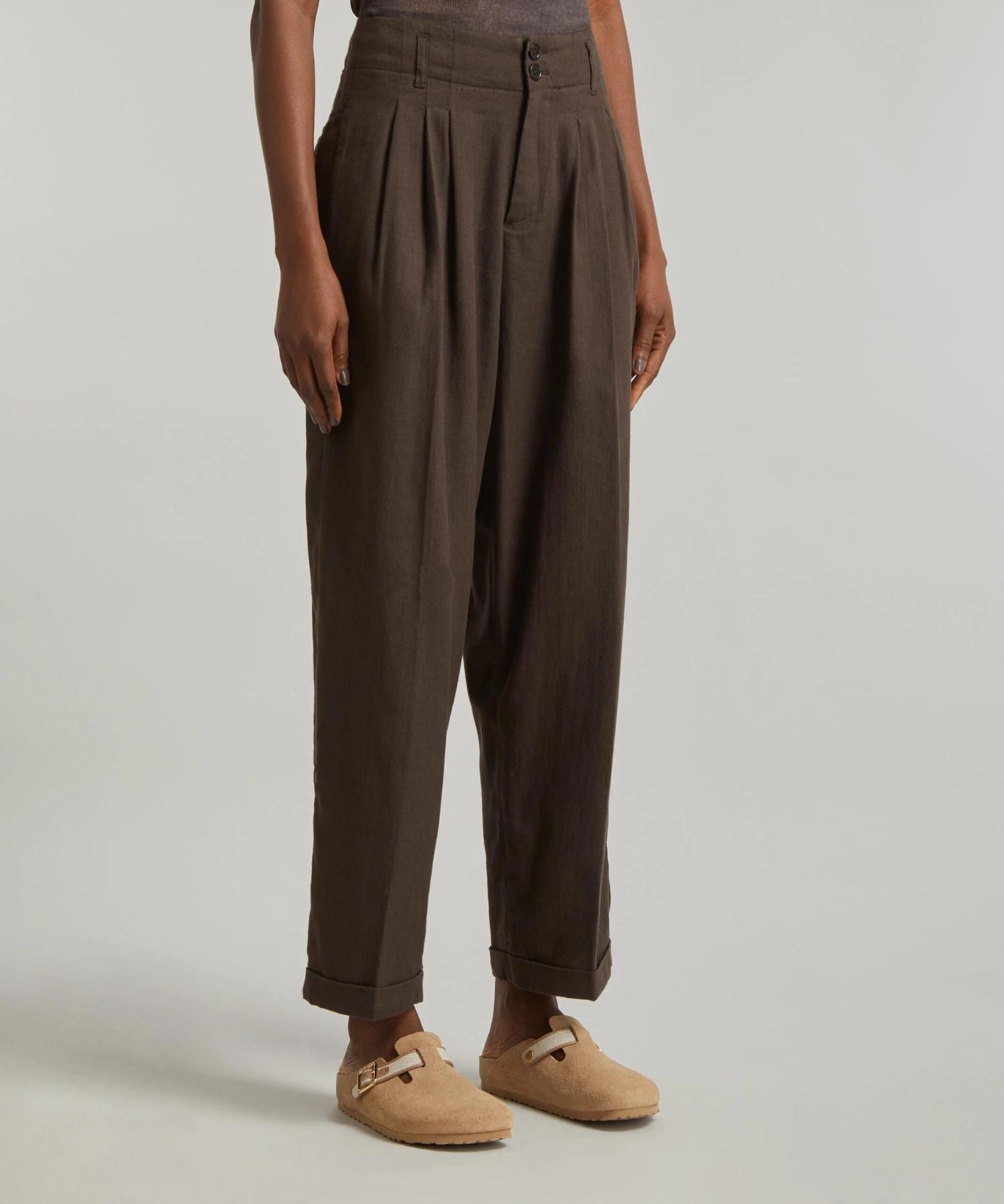 Keaton Linen Safari Trousers 3 Keaton Linen Safari Trousers - Image 3