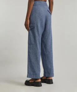 Rapture Cotton Linen Twill Trouser -Farm Rio || Liberty || Paloma Wool Shop 000785477 R520437006 4