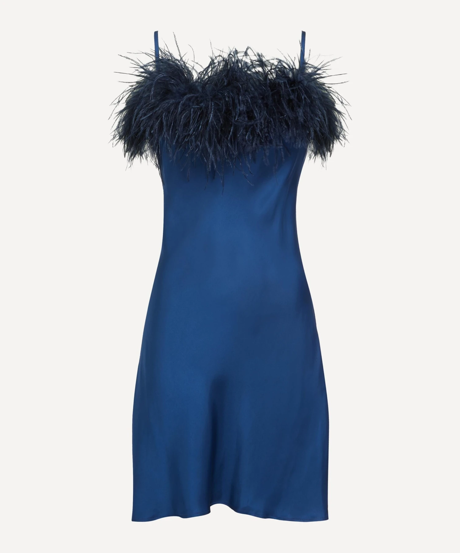 Feathered Boheme Mini Slip Dress 1 Feathered Boheme Mini Slip Dress