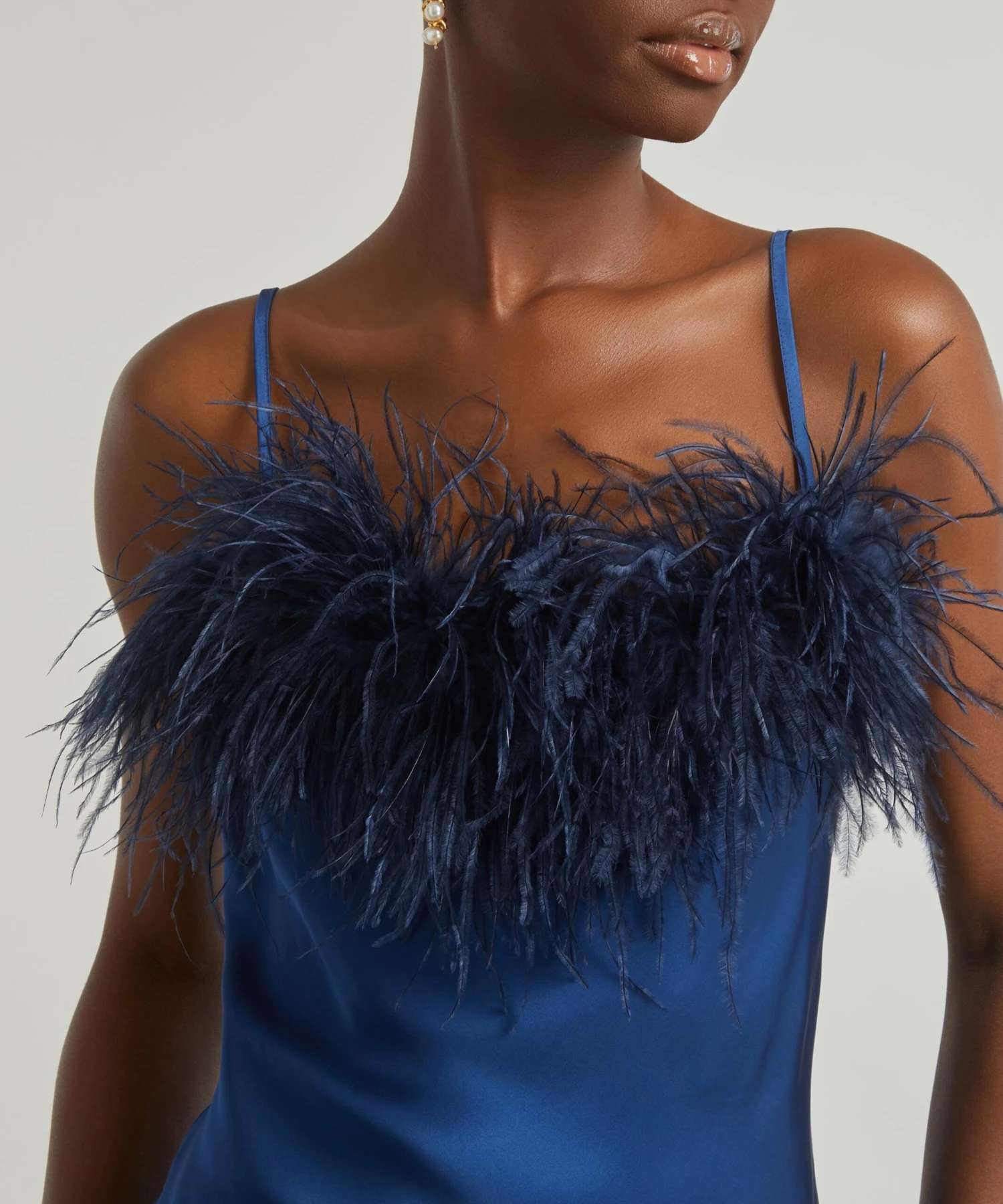 Feathered Boheme Mini Slip Dress 5 Feathered Boheme Mini Slip Dress - Image 5