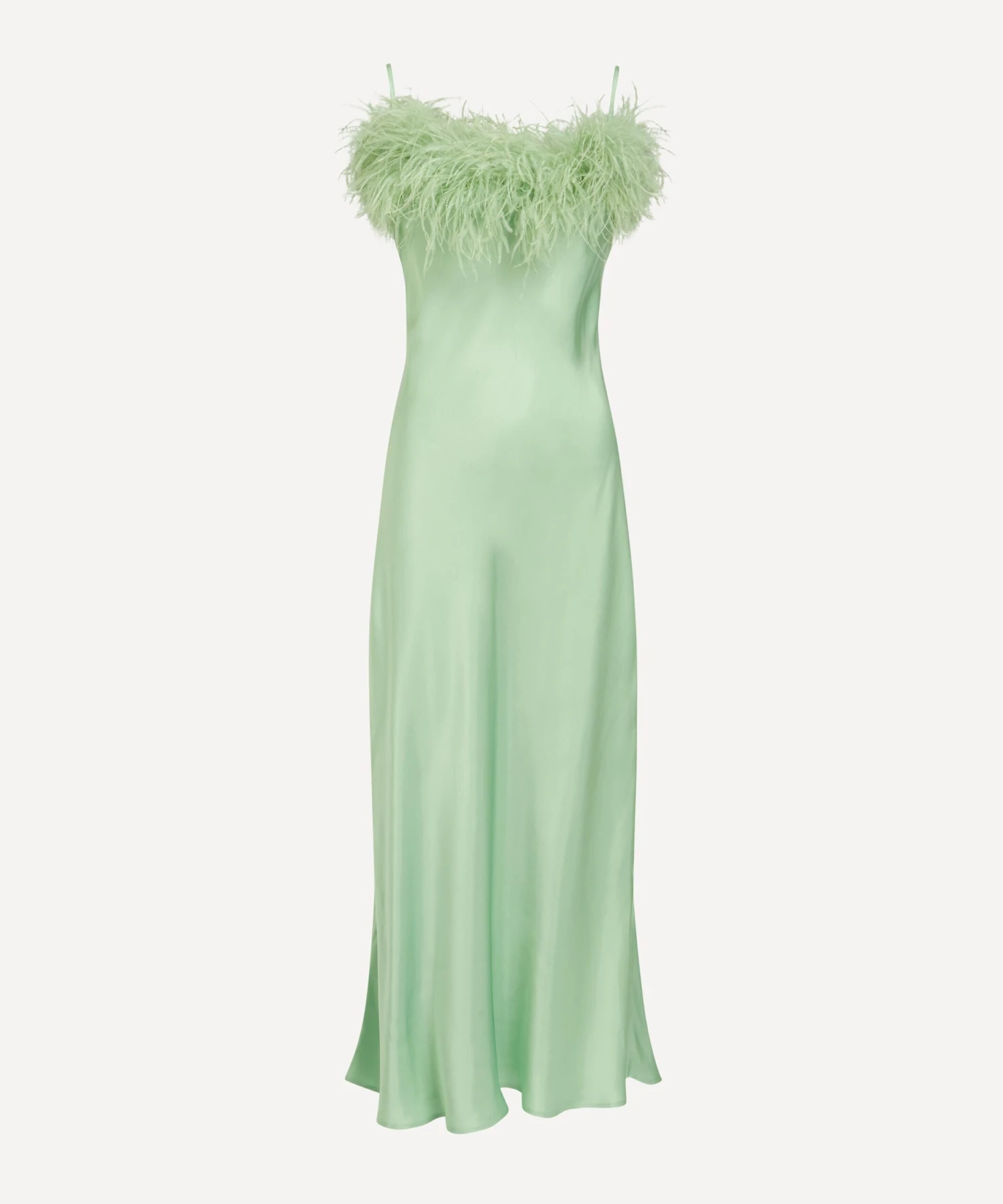 Feathered Boheme Midi Slip Dress 1 Feathered Boheme Midi Slip Dress