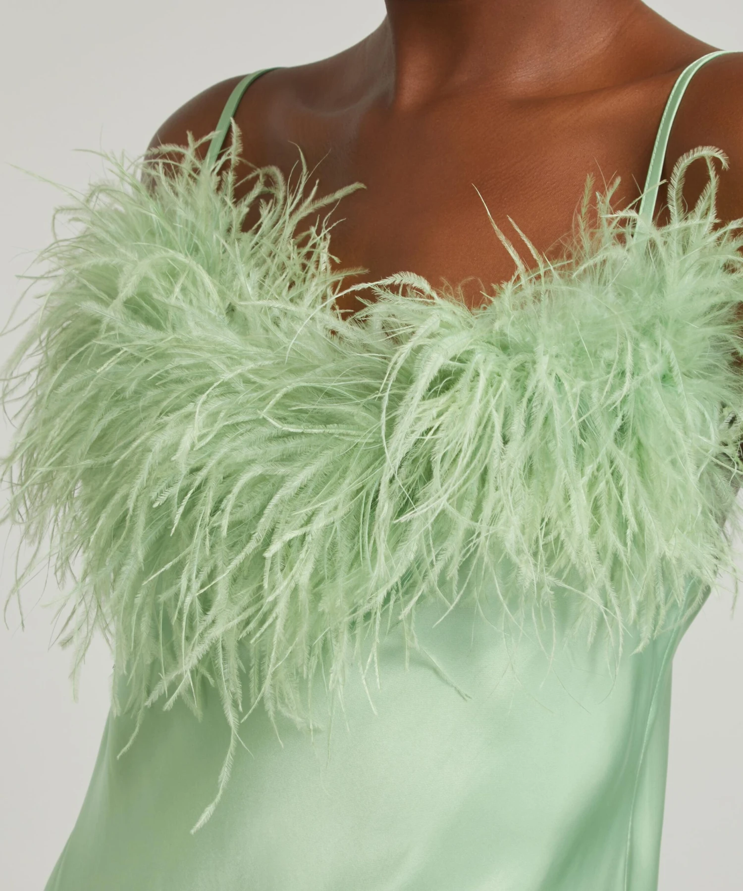 Feathered Boheme Midi Slip Dress 5 Feathered Boheme Midi Slip Dress - Image 5