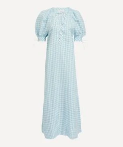 Blue Vichy Garden Dress