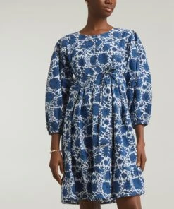 Jasset Indigo Mini-Dress -Farm Rio || Liberty || Paloma Wool Shop 000785925 R521175006 3