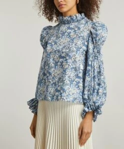 Claire Thorpe Tana Lawn Cotton Blouse -Farm Rio || Liberty || Paloma Wool Shop 000786042 R521559006 3
