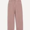Paige Anessa Vintage Muted Blush Wide Leg Jeans