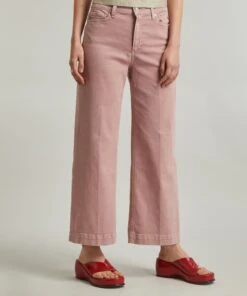 Paige Anessa Vintage Muted Blush Wide Leg Jeans -Farm Rio || Liberty || Paloma Wool Shop 000786152 R522034006 3
