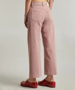 Paige Anessa Vintage Muted Blush Wide Leg Jeans -Farm Rio || Liberty || Paloma Wool Shop 000786152 R522034006 4