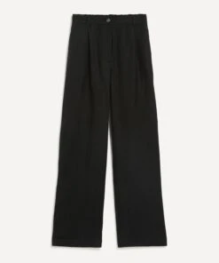 Hainault Wide Leg Linen Trousers