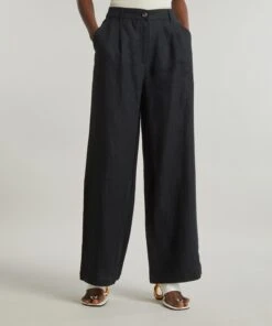 Hainault Wide Leg Linen Trousers -Farm Rio || Liberty || Paloma Wool Shop 000786367 R522453006 3
