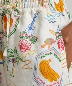 Hauti Drawstring Shorts -Farm Rio || Liberty || Paloma Wool Shop 000786368 R522461006 5