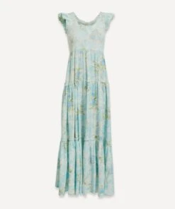 LoveShackFancy Chessie Maxi-Dress