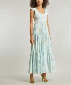 LoveShackFancy Chessie Maxi-Dress -Farm Rio || Liberty || Paloma Wool Shop 000786908 R523776006 3