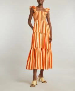 Aisha Deck Chair Stripe Maxi-Dress -Farm Rio || Liberty || Paloma Wool Shop 000787017 R523945006 3
