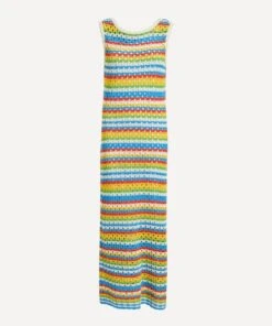 Bunty Blue Stripe Knitted Dress