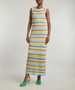 Bunty Blue Stripe Knitted Dress -Farm Rio || Liberty || Paloma Wool Shop 000787024 R523986006 3