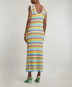 Bunty Blue Stripe Knitted Dress -Farm Rio || Liberty || Paloma Wool Shop 000787024 R523986006 4