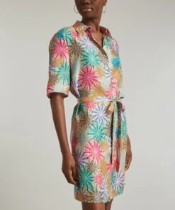 Jeri Silk Mini Shirtdress -Farm Rio || Liberty || Paloma Wool Shop 000787282 R524512006 3