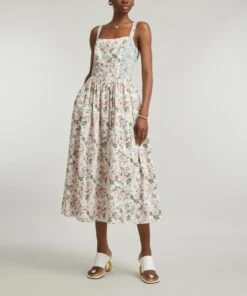 LoveShackFancy Liberty Print Majory Strap Dress -Farm Rio || Liberty || Paloma Wool Shop 000787580 R525143006 3