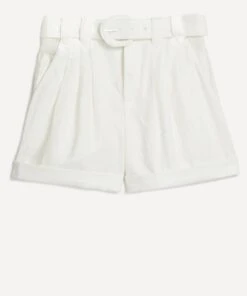 Farm Rio Off-White Tailored Shorts