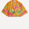 Farm Rio Yellow Macaw Bloom Shirt