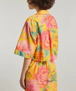 Farm Rio Yellow Macaw Bloom Shirt -Farm Rio || Liberty || Paloma Wool Shop 000787602 R525222006 4