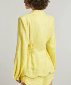 Farm Rio Bright Yellow Blazer -Farm Rio || Liberty || Paloma Wool Shop 000787610 R525262006 4