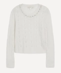 LoveShackFancy Linus Pullover Sweater